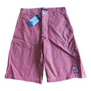 NWT NC State Shorts / JV Clothiers /‎ Red White Gingham Size 14 boys